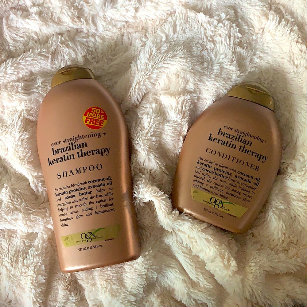 OGX Brazilian Keratin Therapy Shampoo + Condish